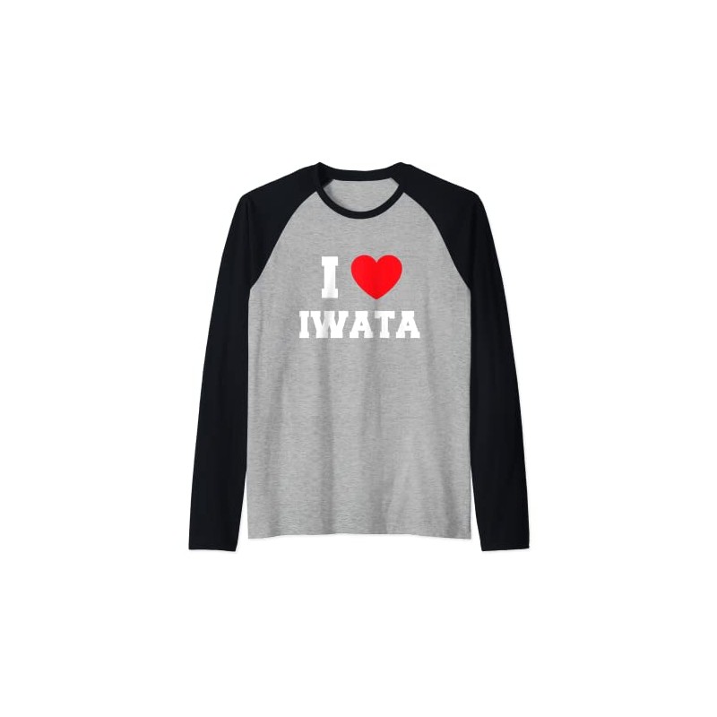 I love Iwata Raglan Baseball Tee