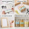 6 Rolls Glitter Washi Tape Set - Colourful Glitter Masking