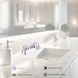 Meer Faucets By Cnx Mezcladora Cromada Para Lavabo (resistente Y Duradera)
