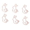 160Pcs Kids Paper Clips Bunny Style Smoothing Strong Metal Exquisite