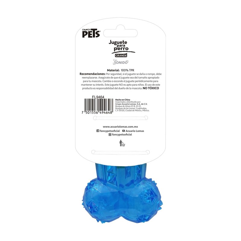 Fancy Pets Prisma Juguete en Forma de Hueso para Perro