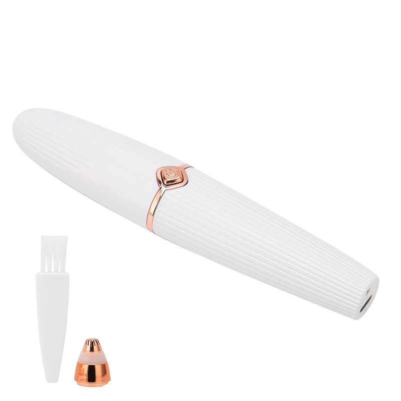 2 in 1 Electric Eyebrow Trimmer Lipstick Shape USB Rechargeable