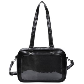 Harzio Pain Bag, Painful Bag, Tote Bag, School Bag, Shoulder Bag, Geek Hunting, Mine Type, Nerd, Black, White, Black