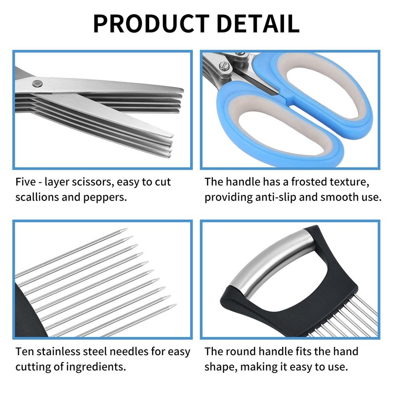 GDFHBD 1 Piece Kitchen Scissors And 1 Piece Fruit And