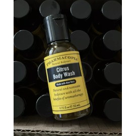 Pharmacopia 24 Pharmacopia Natural Citrus Body Wash Moisturizing Shower Gel Bottles 0.75oz