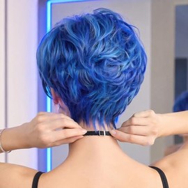 Peluca Corta Estilo Pixie Fchw, Pelucas Sintéticas Para Mujer, Pelucas De Moda Populares, Postizos Resistentes Al Calor, Peluca Para Mujer