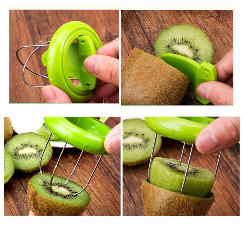 SwirlColor Kiwi Peeler-Edelstahl-Frucht Pitted Peeler Kitchen Gadget