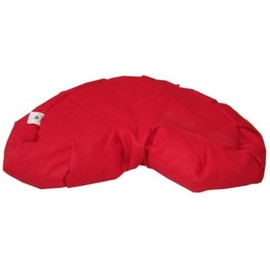 Crescent Heart Meditation Cushion - Buckwheat Solid Cover