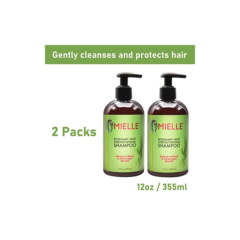 Mielle Rosemary Mint Collection Champú (paquete de 2)