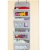 SagaSave Over Door Storage Organizer，4 Pockets Fabric Behind The Door