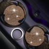 Bling Car Cup Holder Coasters, 2Pack Rhinstone Crystal Car Coaster