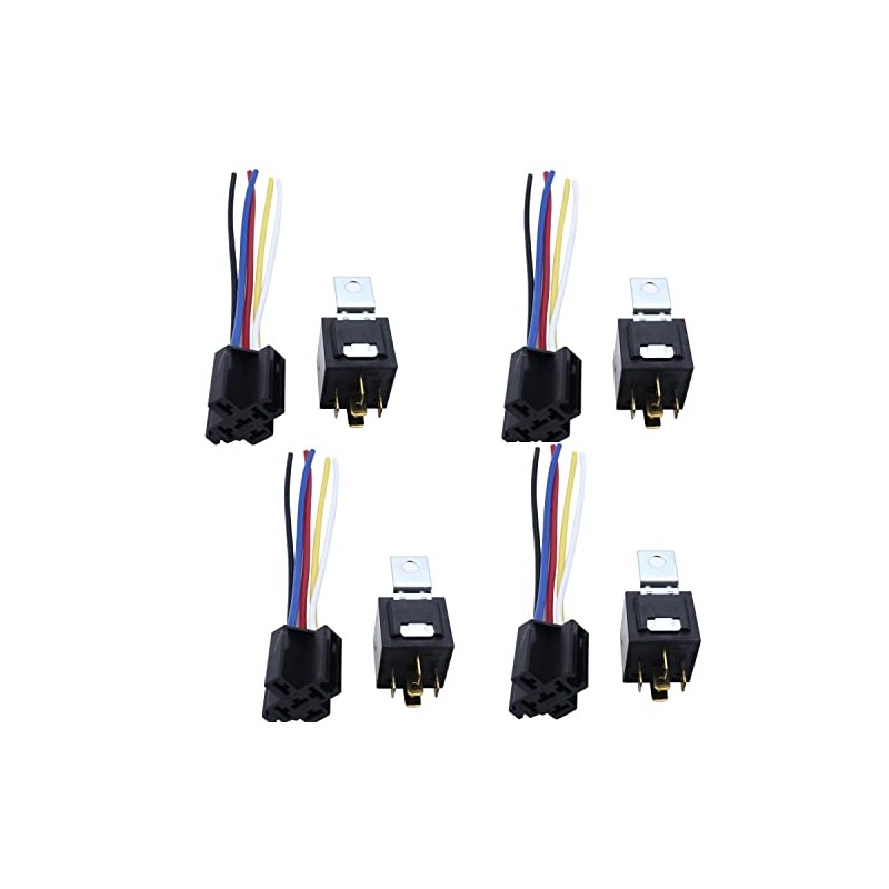 SHLPDFM Pack of 4 12 V 40 A 5-pin relay