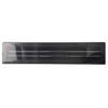 La Ventilazione P30306N Ventilation Grille Rectangular Black Plastic for Installation
