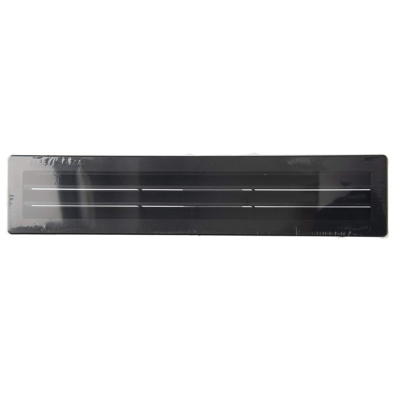 La Ventilazione P30306N Ventilation Grille Rectangular Black Plastic for Installation