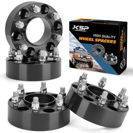 KSP 2inch Wheel Spacers for F150 Expedition Navigator 2015-2025, 6x135 Spacers with Hub Lip Compatible With Lincoln, 50.8mm Forged Spacer with M14x1.5 Stud 87.1mm Center Bore for 6 lug Truck Rim