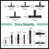 Hihaha 113 Pcs Automotive Vacuum Hose Connector Assortment Kit Durable