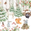 Anniversary House Tiflair Luxury Christmas Napkins Festive Forest Design Thick