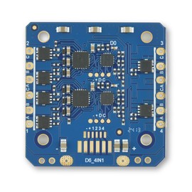 AERO SELFIE 6A 4in1 ESC for Small Drones with 32-Bit MCU, PWM Support, Stalling Protection, Natural Cooling, 6A per Channel, Light as 5.4g, Compatible with 3S Lithium Battery