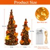 Lighted Fall Table Tree, Pumpkin Tabletop Decor for Thanksgiving Home