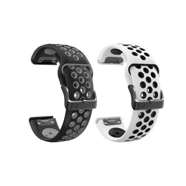 BEFIA 22mm Quickfit Watch Band for Garmin Fenix 5/6/7 Pro Solar Forerunner 935 745 965 955, Breathable Wristband for Garmin MARQ Descent Quatix Combo_1