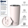 TILUCK 20 oz Insulated Coffee Tumbler with BPA-Free Lid