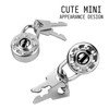 5 Pack Diary Padlock, Mini Locks with Keys, Tiny Luggage