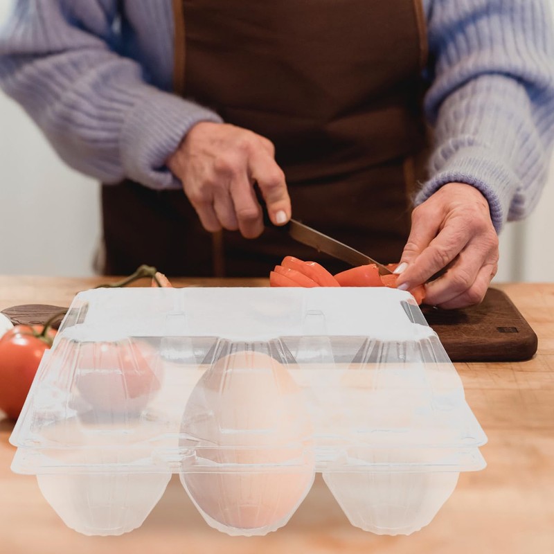 DOITOOL 6 Pcs Goose Egg Cartons 6 Count Plastic Duck