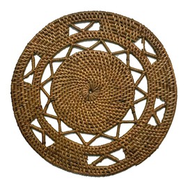 Ata Place Mat, Tea Placemat, Round Asian Goods, Natural Material, Round Tray, Rug, Display Mat, Stylish