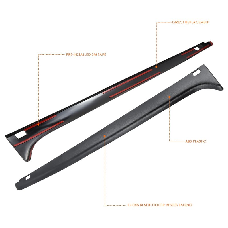 Stepside Bed Rail Caps Compatible with 99-05 Chevy Silverado GMC