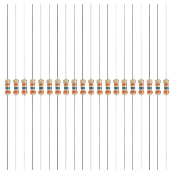 YOKIVE 200 Pcs 1/4W (0.25 Watts) 36k Ohm 5% Carbon