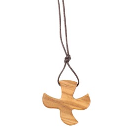 Taiz?Olivenholzkreuz with Tie Band 65 CM **