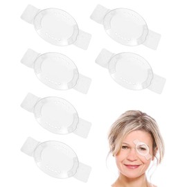 JIPUKE 6Pcs Transparent Eye Patches for Adults After Cataract Surgery, Ventilated Eye Shield After Cataract Surgery Medical Eye Patch for Postoperative Eye Care Protect Eyes from Injury