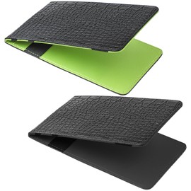 Humyoun 2 Pcs Leather Golf Scorecard Holder Golf Score Card Book Yardage Book Leather Notebook Journal 7.6 x 4.5 Inch