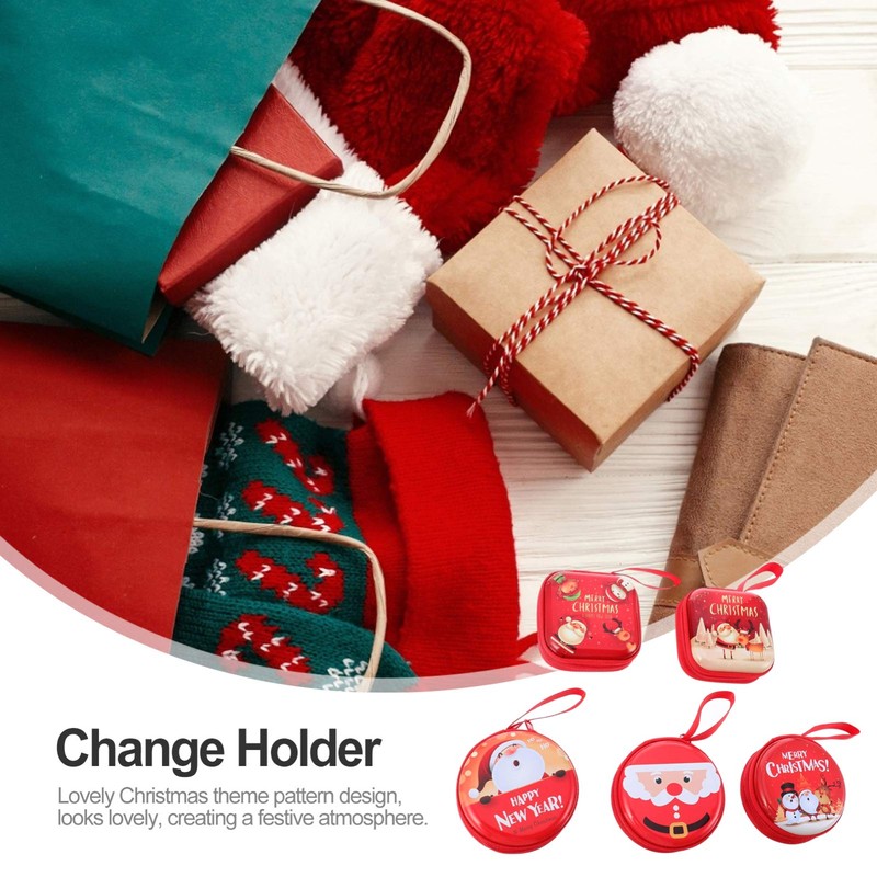 BESPORTBLE Pack of 10 Christmas Mini Zip Coin Purses Christmas