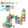 Magnetic Building Blocks Toy Children Magnetic Tiles with Ball Track