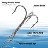 Fishing Treble Hooks Classic Fishhooks - 20PCS High Carbon Steel