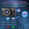 Dash Cam Front and Rear, 4K Dash Cam WiFi/APP Control