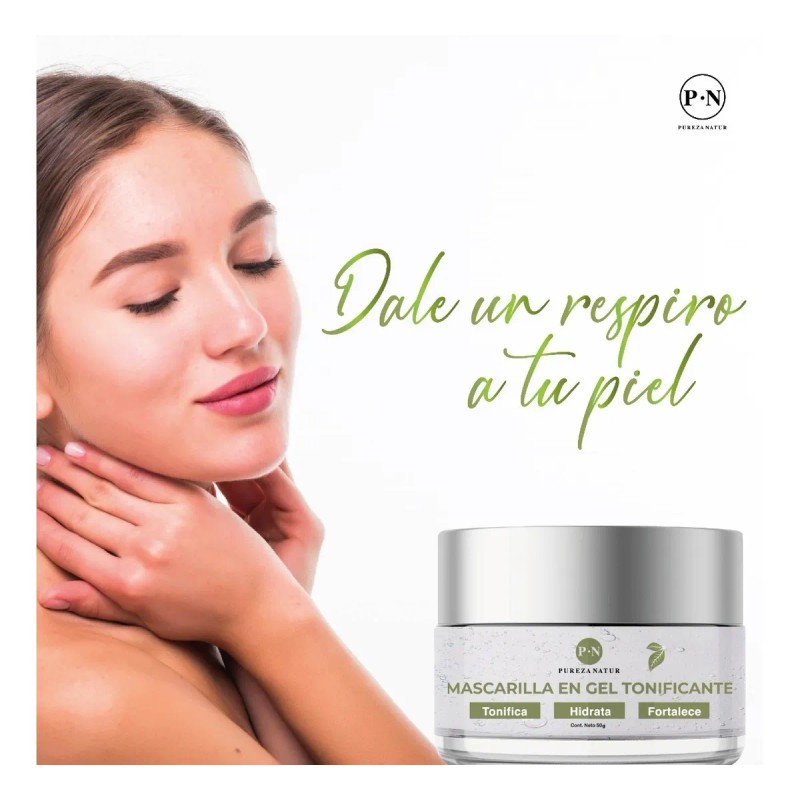 Mascarilla En Gel Hidratante Tonificante Colganeo Y Elastina