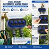 Two-Outlet Water Timer for Garden Irrigation – Automatic Electronic Hose