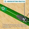MAGNETTIGER Golf Putting Alignment Aid Pad,1-3 Yards Option Putter Trainer