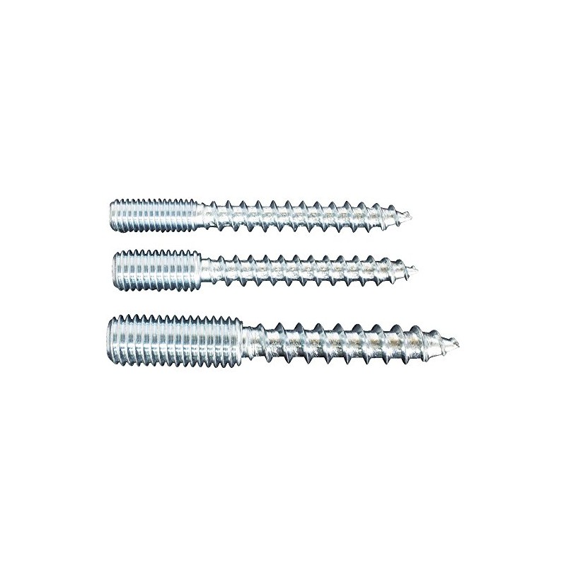 Miyagawa M10 Square Hole with Studs Wood Screws Trivalent Chromate 7x50,