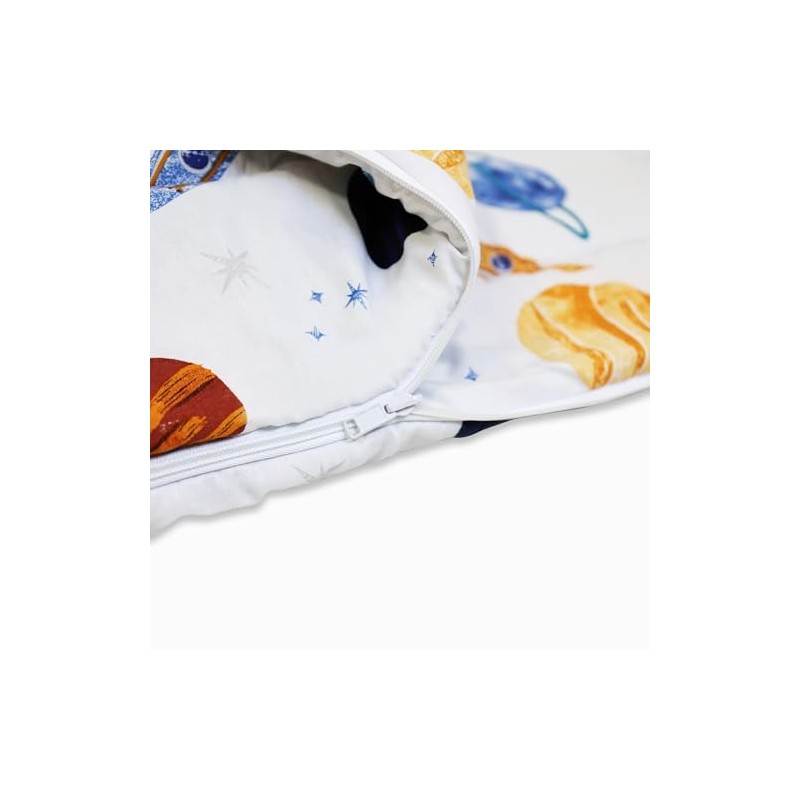 Happy Linen Company Girls Boys Kids Cosmic Planets White 155
