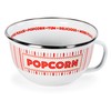 Golden Rabbit Enamelware Popcorn Bowls with Handle, 24 ounce, Showtime,