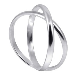 Materia Women's Ring 925 Sterling Silver Wrap Ring Wide Filigree Jewellery Silver Ring with Gift Box #SR-78, Sterling Silver