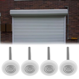 Be In Your Mind 4Pcs Electric Roller Door Pulley with 11 Ball Stamping Bearing Nylon Garage Door Rollers Door Wheels Replacement 46mm Diameter