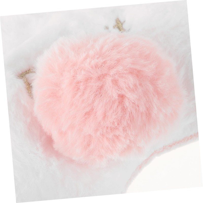 Outanaya 2pcs Plush Rabbit Ear Eye Mask for Travel Comfortable