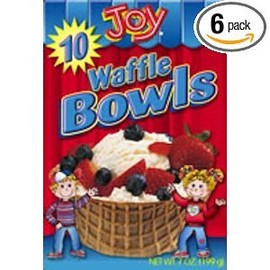 Joy Cone Waffle Bowl, 10 Count (Pack of 12)