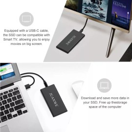 KOOTION External SSD Hard Drive 120GB SSD Type C/Type A Solid State Flash Drive