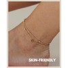 GD GOOD.designs EST. 2015 Anklet Heart for Ladies in Gold