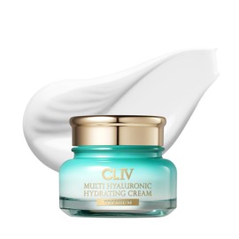 CLIV Multi Hyaluronic Hydrating Cream | Hydrating and Nourishing Face Moisturizer | 73% Hyaluronic Acid Soltuion Facial Cream | For Dry Skin, All Skin (1.69 fl oz, 50ml)